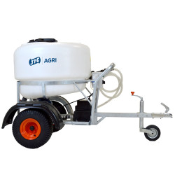 Chariot à Lait JFC Agri, 340 L, tout terrain avec mélangeur motorisé, pompe de distribution, attelage