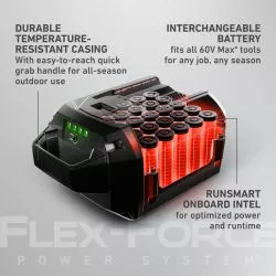 Batterie Toro Flex-Force -60V - 10 Ah - 540 WH