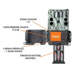 Piège photographique Caméra chasse Bushnell Core S 4K No Glow