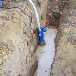Pompe de relevage chantier monophasée eaux chargées fonte 1,5 KW Renson