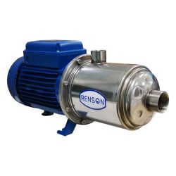 Pompe à eau transfert de surface triphasée horizontale multicellulaire - tout inox 2,2KW Renson