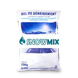 Palette de 16 sacs de 25kg de Sel de déneigement conforme NF-P 98180