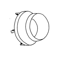 Tête de soufflage 1 sortie Ø 350 mm pour BV 110 et BV 170 - Sovelor