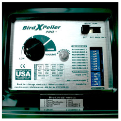 Répulsif Effaroucheur électronique sonore oiseaux Bird-X Peller PRO - Version oiseaux Ville