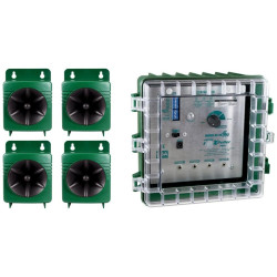 Répulsif Effaroucheur électronique sonore oiseaux Super Bird-X Peller PRO - Version oiseaux Agricoles