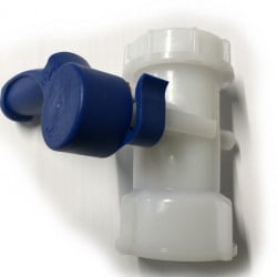 Cuve de stockage transparente 1000L type Container IBC pour Carburant et Aliments (alimentaire Certifié FSSC22000).