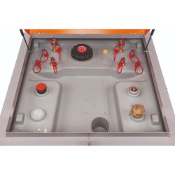 Cuve station service DT-Mobil PRO PE ADR 980 COMPACTE, Générateur (4 raccords 1/2'' - 2 allers-2 retours) Cemo