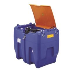 Cuve station service BLUE Easy Mobil 620, pompe à membrane 12 V, capot Cemo