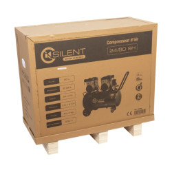 Compresseur d'air SILENT 24/80V SH Mono Lacmé LacAir