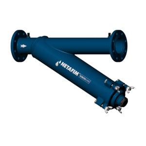 Filtre à tamis nettoyage manuel en ligne SCREENGUARD NETAFIM, entrée/sortie 4"B 200 µ à brides DN100