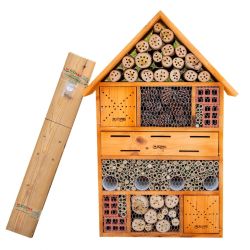Hôtel à insectes géant ECONEX - 119 x 79 x 39 cm