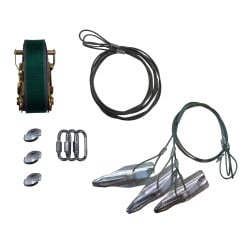 Kit d’haubanage pour palmier PBK3 Gripple, Hauteur 7,5 m - Diamètre 45 cm - 1 unité