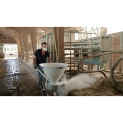 Pack Chaux éteinte CL-90 palette 1050 kg + Epandeur rotatif 100 L option logette - Agri Chaux