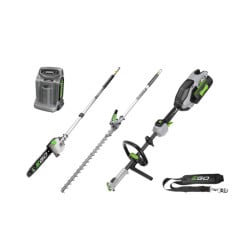 Pack multi-outils élagage/taille MHCC1022E EGO - Bloc moteur + Taille-haie + Scie sur perche + Batterie + Chargeur