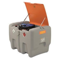 Cuve Easy Mobil COMBI 440/50, pompe gasoil Cematic 3000 18 V, sans batterie Lithium CAS 18 V, sans chargeur, capot Cemo