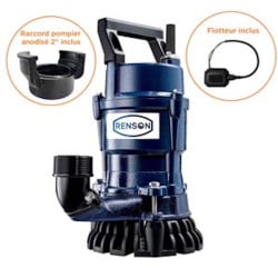 Pompe de chantier fonte monophasée 0,4 kW - 225L/min DN50 Renson