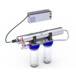 Kit Stérilisateur UV HOME 3 - 55 W - 3,2 m3/h + 2 Filtres - BIO-UV