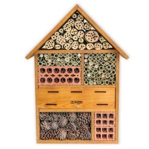 Hôtel à insectes moyenne taille en bois - 78 x 57 x 28,5 cm