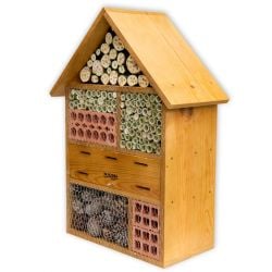 Hôtel à insectes moyenne taille en bois - 78 x 57 x 28,5 cm