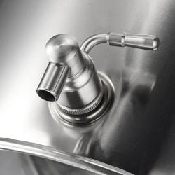 Robinet inox 1/2" pour fûts alimentaires