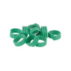 Bague identification Kerbl, spirale poule, 10mm, par 100, plusieurs couleurs