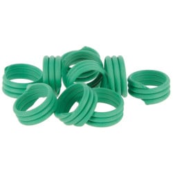 Bague identification Kerbl, spirale pigeon, 12mm, par 100, plusieurs couleurs