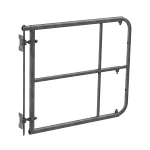 Porte de clôture galvanisée réglable 1 à 1,7 m, hauteur 90 cm pour chevaux, Kerbl