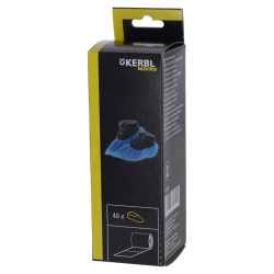 Surchaussures jetables avec élastique, bleu, par 40, Kerbl