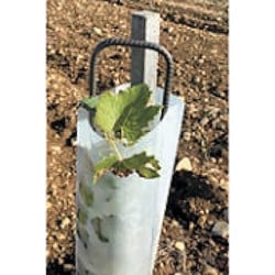 Tuteur sardine métallique hauteur 70 cm - 5 cm - Paquet de 100 unités - Toltex