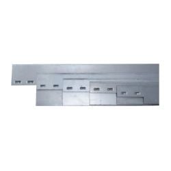 Kit Volige Bordure Plane Acier Corten 1,5mm Longueur 1,88m Paquet de 5 unités - Toltex