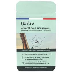 Attractif odorant pour piège à moustique Wiliv, 1 sachet de 5 g