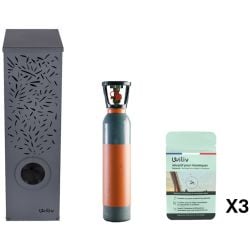 Pack piège CO2 connecté anti-moustiques Willo - Wiliv - Avec CO2 5 kg + Attractif - Prêt à l'emploi