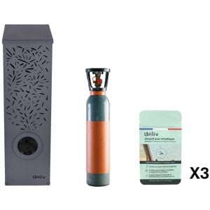 Pack piège CO2 connecté anti-moustiques Willo - Wiliv - Avec CO2 5 kg + Attractif - Prêt à l'emploi