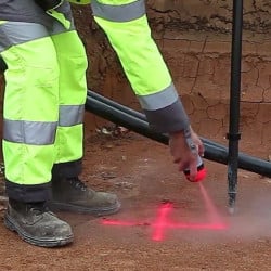Bombe de peinture traceur chantier Fluo TP 500 ml Soppec