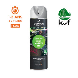Bombe de peinture traceur forestier Fluo Marker 500 ml Soppec