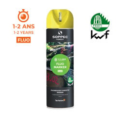 Bombe de peinture traceur forestier Fluo Marker 500 ml Soppec