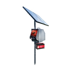 Kit électrificateur solaire Smax pâturage 66 W, 10 J, antivol Lacmé + L.BOX LD OFFERTE