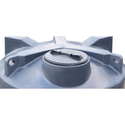 Cuve de stockage d'eau aérienne 2000 L PEHD, Ø 1,60 m La Gée