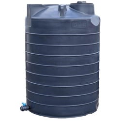 Cuve de stockage d'eau aérienne 4000 L PEHD, Ø 1,60 m La Gée