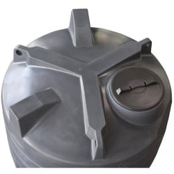 Cuve de stockage d'eau aérienne 4000 L PEHD, Ø 1,60 m La Gée