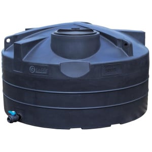Cuve de stockage d'eau aérienne 5000 L PEHD, Ø 2,39 m La Gée