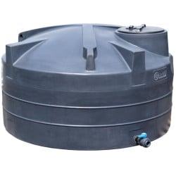 Cuve de stockage d'eau aérienne 5000 L PEHD, Ø 2,39 m La Gée