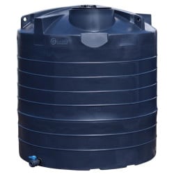 Cuve de stockage d'eau aérienne 10000 L PEHD, Ø 2,39 m La Gée