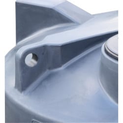 Cuve de stockage d'eau aérienne 10000 L PEHD, Ø 2,39 m La Gée