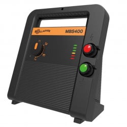 Électrificateur MBS400 Gallagher - mixte 230 V / 12 V / Solaire + OFFERT : un voltmètre numérique
