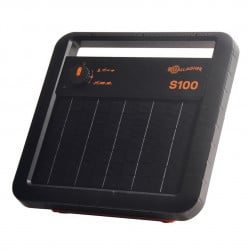 Électrificateur solaire avec batterie Lithium 6 Volt S12 Gallagher + OFFERT 1 piquet de terre gratuit