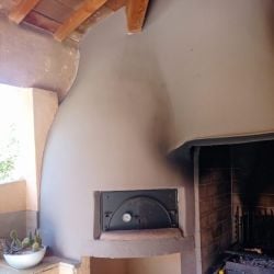 Façade Noire avec porte pour Four Ephrem Authentique Pro