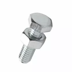 Boulon tête hexagonale 6 x 16 mm acier zingué (x500pcs)