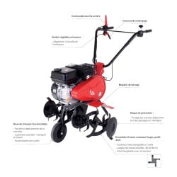 Motobineuse thermique ECO 55P C2 - PUBERT