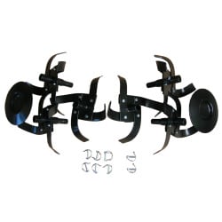Kit 6 fraises hélicoïdales démontables + disques motobineuses - PUBERT